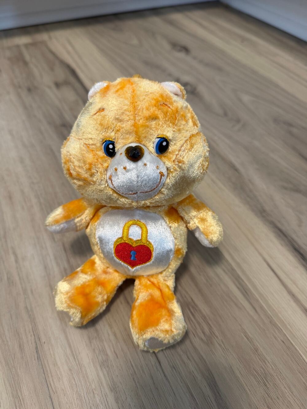 Vintage Care Bear Secret Bear 2003 9" Plush with Gem Nose RARE Hard To Find